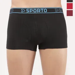 Sporto by Macho Men Pack Of 4 Short Trunks-picture-14