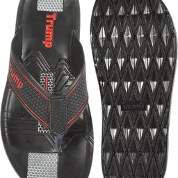 Trump Black PU Flip Flops-image-29