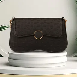 Panchnaina PU Structured Handheld Bag with Quilted-image-97