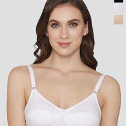 K LINGERIE Pack of 3 Manvi Wirefree Cotton Everyday Bra-picture-15