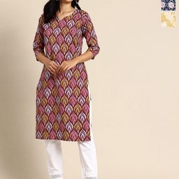 KETAKI FASHION Selection Of 3 Floral Printed Straight Kurtas-image-18