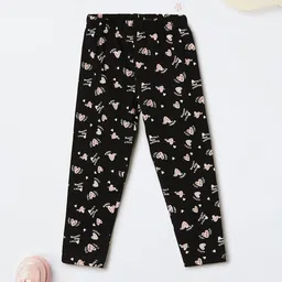max Girls Printed Ankle Length Leggings-15