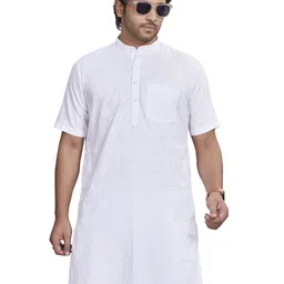 Authentics Striped Band Collar Straight Kurta-picture-43