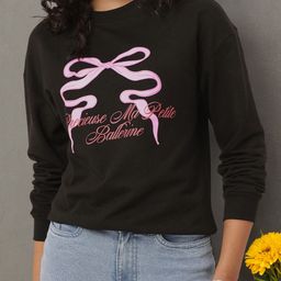 DressBerry Chic Cool Graphic Printed Cotton Terry Sweatshirt-image-61
