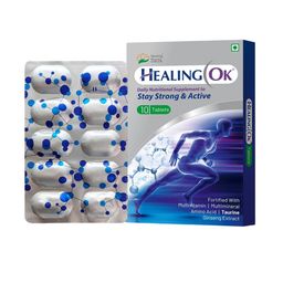 Healing Pharma Set Of 2 OK Multivitamins Tablet For Strong Immunity - 10 Tablets Each image 2