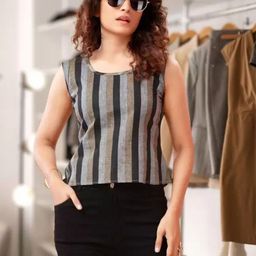 CORSICA Striped Top-image-23