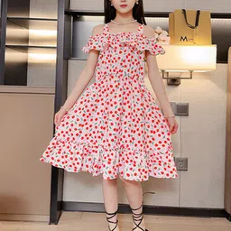 INCLUD Floral Print Fit & Flare Dress-image-74
