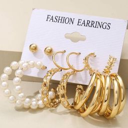 Vembley Gold Earrings-image-11