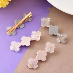 Silvermerc Designs Set Of 4 Embellished Alligator Hair Clip-image-71