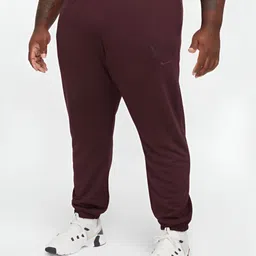 Nike Swoosh Men Dri-FIT Fleece Fitness Cotton Joggers-image-11