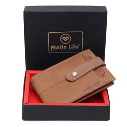 MATIN LIFE Men Leather Two Fold Wallet-picture-1