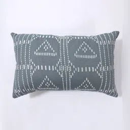 Art Avenue Grey & White Linen Rectangle Cushion Covers-image-38