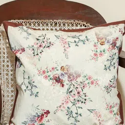 Crown of Poppies Cotton Square Cushion Covers-picture-9