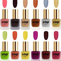 VOLO Set Of 12 Velvet Matte Nail Polish - 8 ml Each-image-61