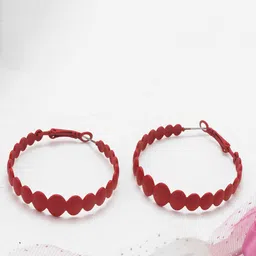 Maansh Contemporary Hoop Earrings-image-78