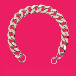 Dynamic Retail Global Men Silver Link Bracelet-image-10
