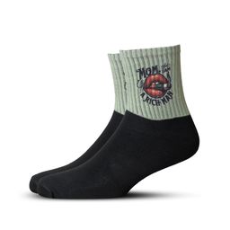 MARLIT Men Printed Cotton Above Ankle-Length Socks-image-5