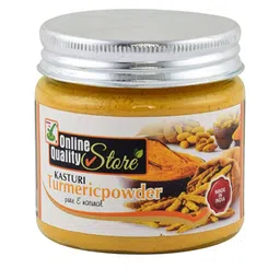 Online Quality Store Set Of 4 Multani Mitti, Chandan, Turmeric & Rose Natural Powder image 3
