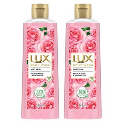 LUX Set Of 2 Soft Skin Body Wash With Almond Oil For Glowing Skin - 245ml Each-22