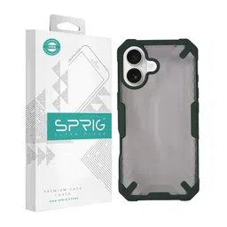 SPRIG Solid Printed iPhone 16 Plus Bumper Case Mobile Accessories-46