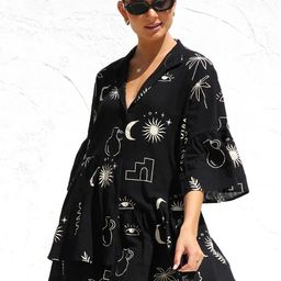 Alamode By Akanksha Women Black Rubeya Breezy Summer Dress-image-49