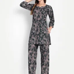 TILISM  Printed Pure Cotton Tunic With Trousers Co-Ords image 4
