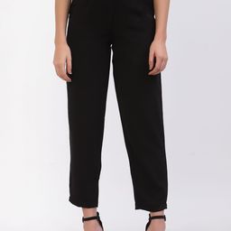 DELIS Women Slim Fit Easy Wash Trousers-image-74