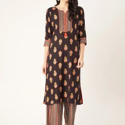 Anouk Women Paisley Printed Regular Kurta with Palazzos-picture-13