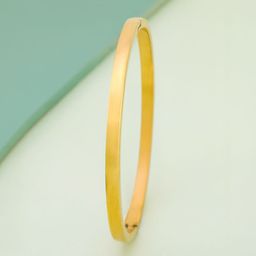 Kushal's Fashion Jewellery Gold-Plated Silver Party Kada Bracelet-36