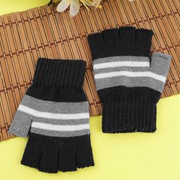 ELLIS Unisex Striped Winter Gloves-image-81