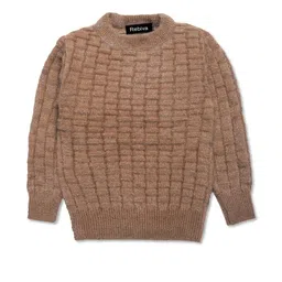 Rebiva Unisex Kids Ribbed Woollen Sweater Vest-11