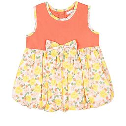 ShopperTree Floral Print Balloon Dress-image-14