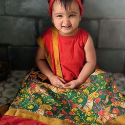 Tura Turi Girls Cotton Lehenga Choli-36