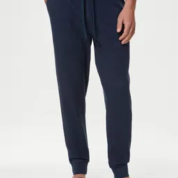 Marks & Spencer Cotton Mid-Rise Joggers-image-70