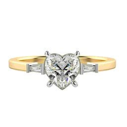 VALANOVA Women 18 Kt 925 Sterling Silver Lab Grown 0.81 CT Diamond Ring 1.79 gm-image-42