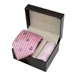 The Tie Hub Men Tie and Pocket Square Accessory Gift Set of-image-8