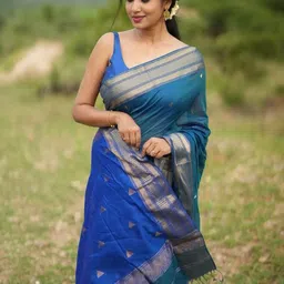 SHOP DROP Woven Design Zari Kovai Saree-picture-3