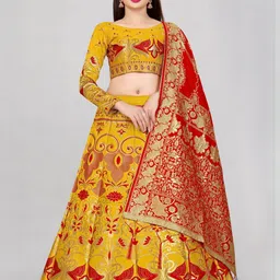 Mr Y Women Silk Lehenga Choli-image-57