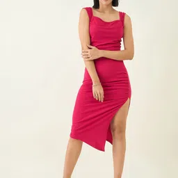 aayu Square Neck Sleeveless Top With Skirt-picture-17