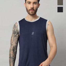 ATICX Men Brand Logo 3 Slim Fit T-shirt-image-69