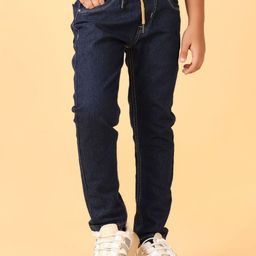 V-Mart Boys Solid Mid-Rise Joggers-picture-7