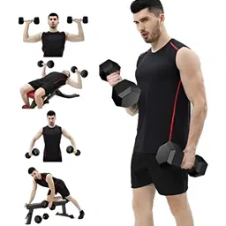 HackerX 2-Pcs Fixed Weight Dumbbell - 5 kg Each image 3