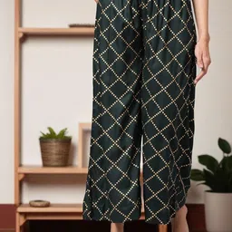 Esplendido Pack of 2 Printed High-Rise Flared Lounge Pant-picture-11