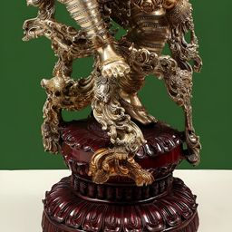 Exotic India Gold-Toned Religious Idol Showpiece-picture-36