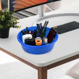 Kuber Industries Blue & Pink 3 Pieces Regular Desk Organisers image 4