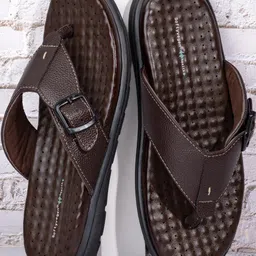 OFTY VEGEN HEALTH+ Men's Brown Slip-on Sandal-image-3