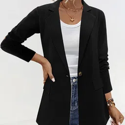 StyleCast x Revolte Women Floral Windcheater Longline Open Front Jacket-image-37