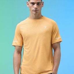Technosport Men Drop-Shoulder Sleeves Anti Static Pockets Slim Fit T-shirt-picture-13