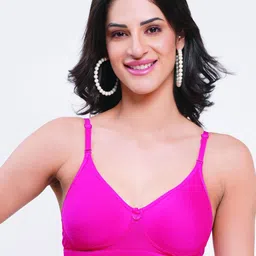Eden Full Coverage Non Padded Cotton Push-Up Bra-14