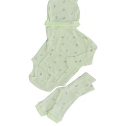 Giggly Joey Green Pure Cotton Clothing Set-image-4
